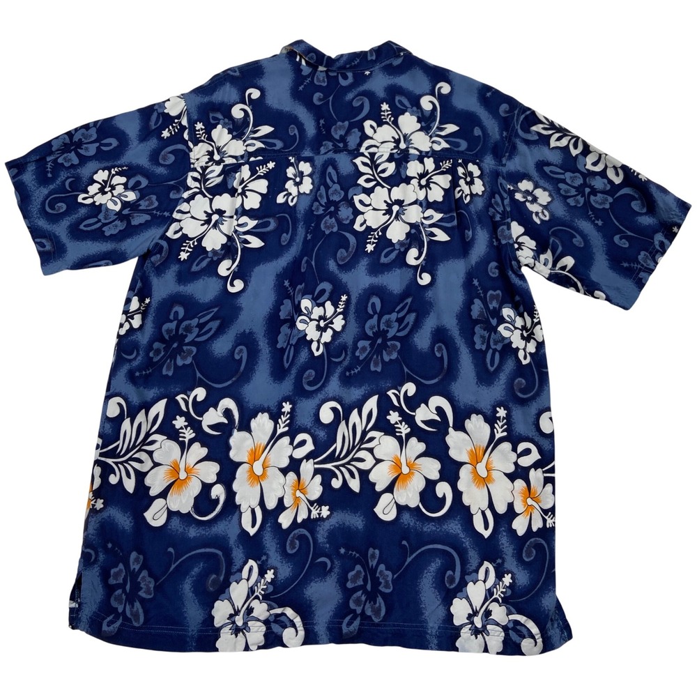 UNC Tar Heels Hawaiian Shirt Mens‎ XL Spike Sports Floral Button Beachy Vacation - Picture 9 of 9
